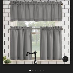 3 piece kitchen curtains